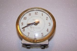 Vintage Westclox Alarm Clock Baby Ben Brass Small Desk Shelf White 