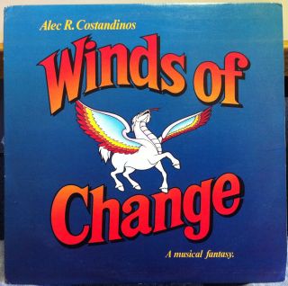 SOUNDTRACK ALEC R COSTANDINOS winds of change LP VG+ Promo Label NBLP 