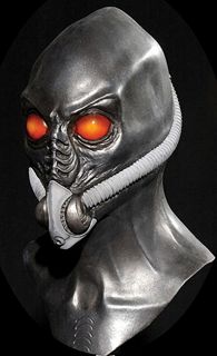 Time Traveler Resurrection Alien Halloween Mask Costume