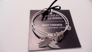New Alex and Ani Best Friends Charm Adjustable Bracelet