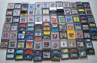 100 Nintendo Game Boy Color Advance Games Mario Land Tetris Paperboy 