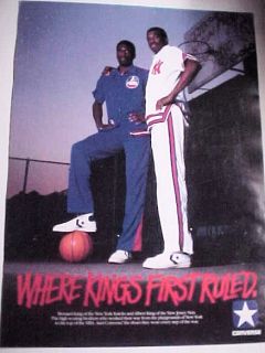 Albert and Bernard King Converse Nets Knicks Poster
