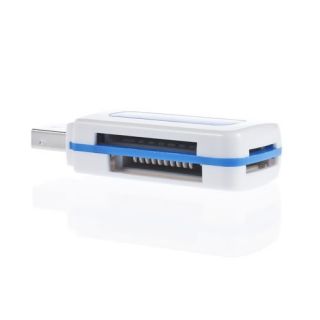 All in One Multi Card Reader with 3 Ports USB 2 0 Hub Combo for SD MMC 