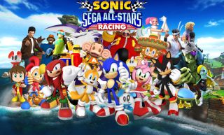 this is the sonic sega all stars racing game for ps3 system race in 