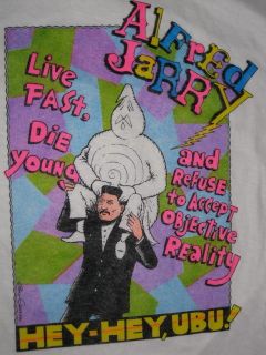 Alfred Jarry Pere Ubu T Shirt Bill Griffith Sz M 1984