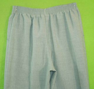 Alfred Dunner sz 8P Petite Light Green Womens Dress Pants Slacks 5L64