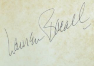 Autographed First Edition by Myself by Lauren Bacall