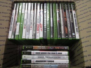 xbox lot of 25 used games
