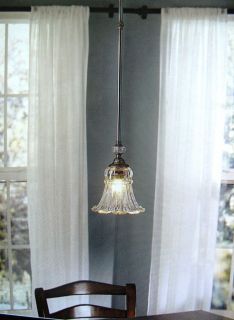 Allen Roth Pendant Light Lamp Crystal Glass Kitchen Bar