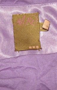 Ali Ro Lavender Purple Jersey Sleeveless Dress Size 4