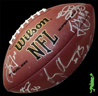 2012 San Francisco 49ers Team Signed Wilson NFL Football Logo COA 