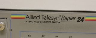 Allied Telesyn Rapier 24 Layer 3 Fast Ethernet Switch w/ Ears