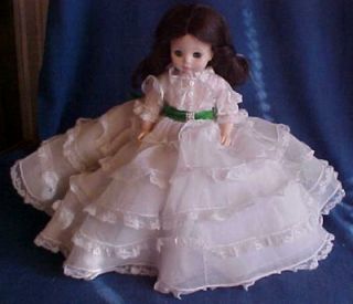 13 Madame Alexander Scarlett OHara Gone with The Wind Doll White 