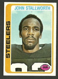 1978 Topps John Stallworth RC 320 Pittsburgh Steelers