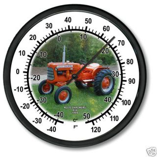 Allis Chalmers 1959 Model D10 Tractor Wall Thermometer 10 Round New 