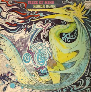 first pressing of the rare lp Piece of mind by ROGER BUNN as 