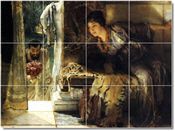 welcome footsteps by lawrence alma tadema 18x24 inch ceramic tile 