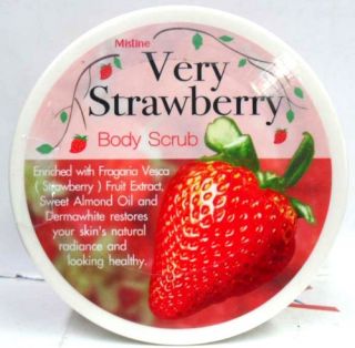   Strawberry Whitening Lightening Exfoliating Body Scrub 220 G