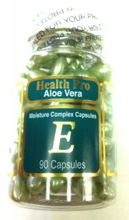 Aloe Vera Vitamin E Skin Oil 90 Moisture Complex Capsules 3 Months Use 