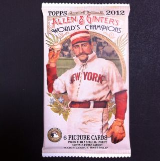   Auto Relic Colony Cut DNA Redemption Hot Pack 2012 Topps Allen Ginter