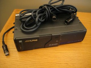 Alpine 6 Disc CD Changer CHM S600 with CD Tray and Cable
