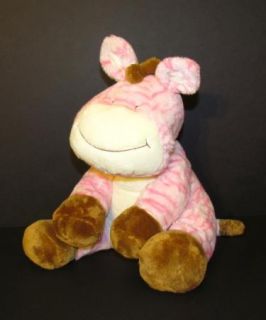 Animal Alley Pink White Striped Brown Mane Feet Stuffed Plush Toys R 