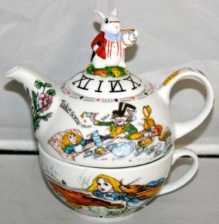 New Paul Cardew Alice in Wonderland Betty 16oz Tea for One Teapot Cup 
