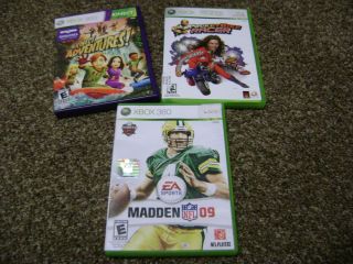XBOX 360 Game lot 3 great games, all complete Kinect Adventures and 