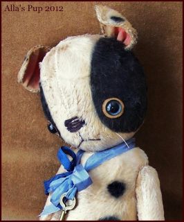 By Alla Bears 10 OOAK Artist Prim Vintage Old Puppy Dog Doll Toy Baby 