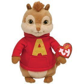 Ty Alvin and The Chipmunks 8 Alvin Plush Doll Toy