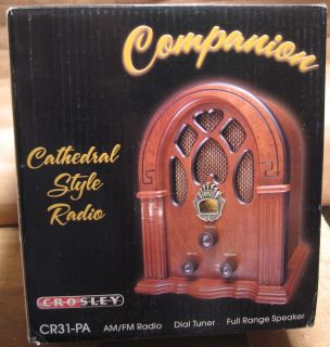 Crosley Campanion CR31 Am FM Radio New in Box