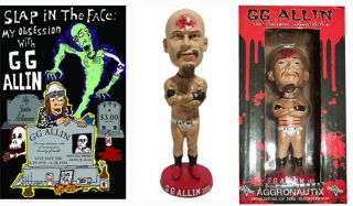 GG Allin Bobblehead with GG Allin Comic Book