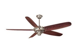 Hampton Bay Altura 68 inch Ceiling Fan with Remote Control Brushed 
