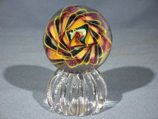 Marbles Hand Made Art Glass James Alloway Weldons World#32 Dichroic 