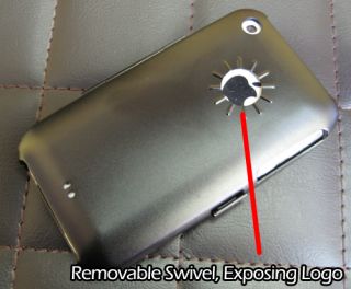 High Grade Metal Case w Ratchet Clip for iPhone 3G 3GS