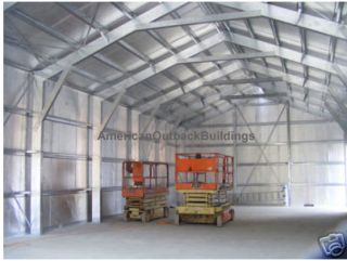 38 x 60 Insulated Steel Garage Shop Building Metal Kit
