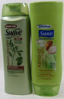 Suave Almond Shea Butter Shampoo and Conditioner 18 1oz each