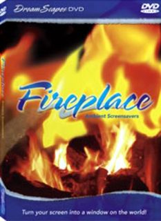FIREPLACE Ambient Screensavers DVD New SEALED