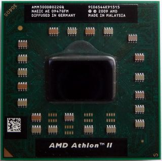 AMD Athlon II M300 2 0GHz Dual Core Mobile S1 AMM300DB022GQ CPU 