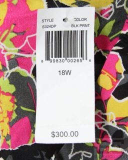 Amanda Uprichard Grey & Pink Floral Print Silk Dress Size 18 NEW
