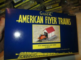 American Flyer 741 Handcar and Shed 6 49815