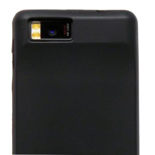 Black Soft Silicone Gel Cover Case Motorola Droid X2