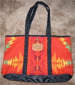 Pendleton Native American Indian Blanket Wool Tote Bag