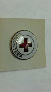 American Red Cross Pin Volunteer Vintage