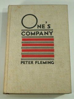 One’s Company A Journey to China 1934 Peter Fleming Russia Red China 