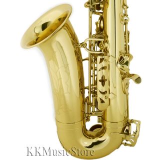 New Mendini Gold Alto Saxophone 10 Reeds $39 Tuner