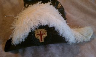   Early 1900s Knights Templar Masonic Hat The Henderson Ames Co