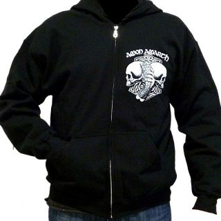 Brand new 100% official licensed Amon Amarth black zip hoodie with 
