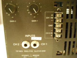 qsc usa 850 stereo power amplifier usa850 amp