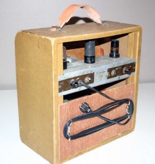Vintage Silvertone Model 1330 Guitar Tube Amplifier Amp 1950s